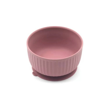 KOTOMODA neslīdošā silikona bļoda mājdzīvniekiem (mazā) Soft Pink ar vāku