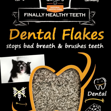 QCHEFS Papildbarība Dental Flakes suņiem 90gr.